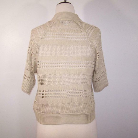 Liz Claiborne Beige Knit Shrug - Picture 5 of 6
